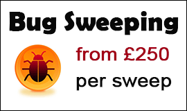 Bug Sweeping Cost in Wokingham